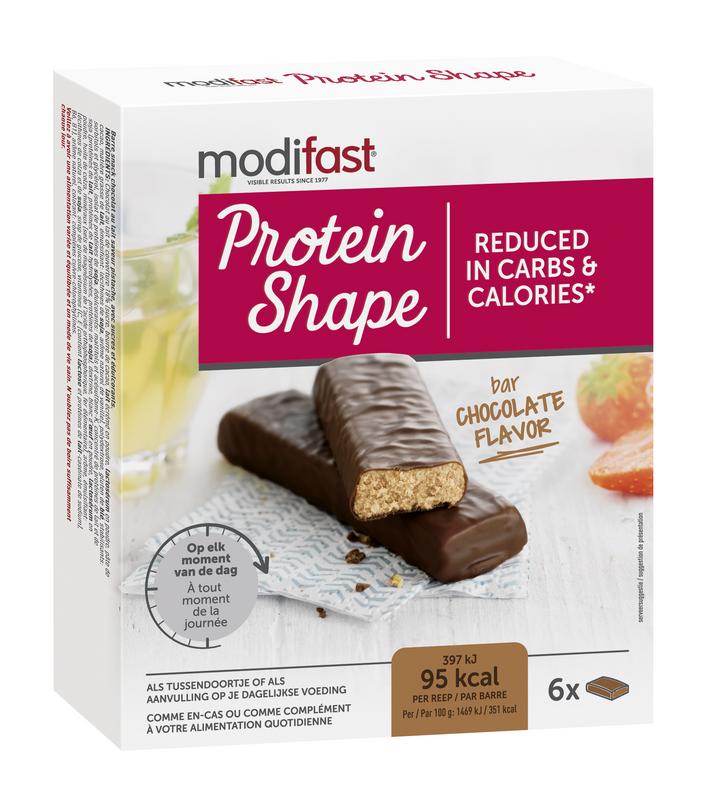 Modifast Protein shape reep chocolade 162 gram