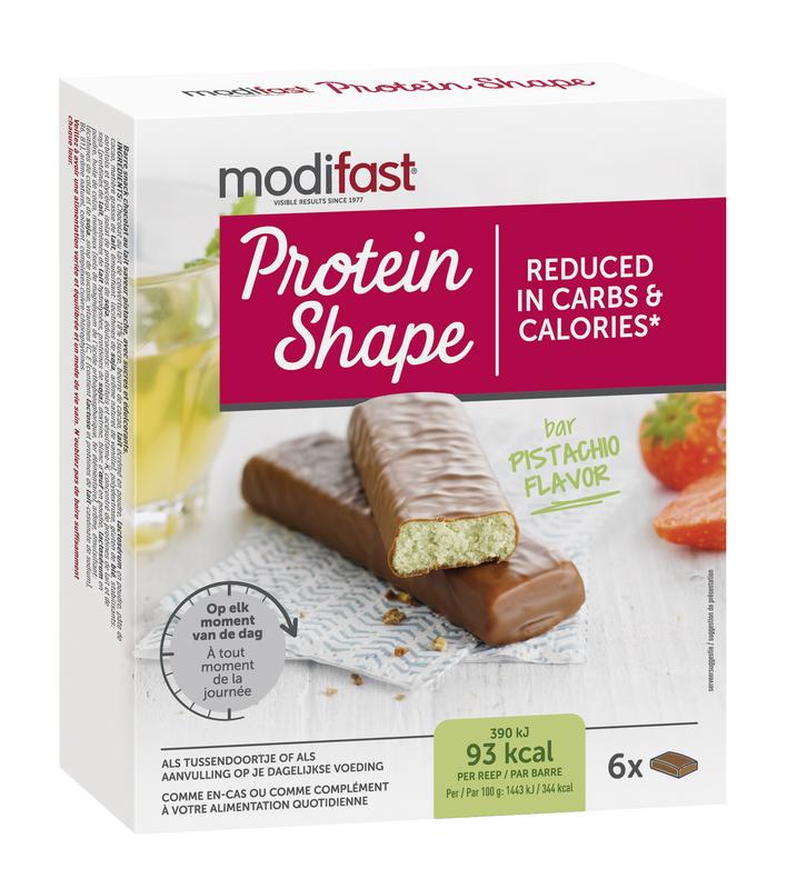 Modifast Protein shape reep chocolade/pistache 162 gram