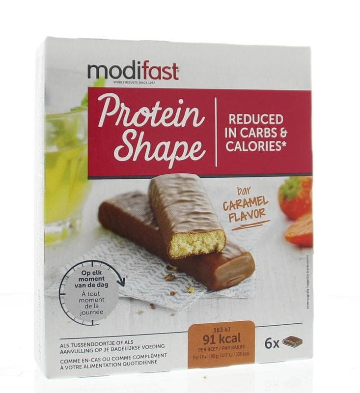 Modifast Protein shape reep karamel 162 gram