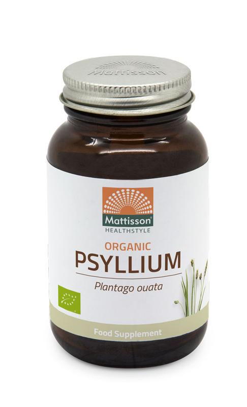 Mattisson Psyllium Husk 750mg bio 90 vegan capsules