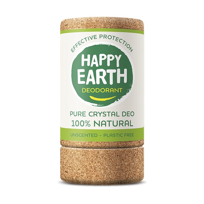 Happy Earth Pure crystal deodorant unscented 90 gram