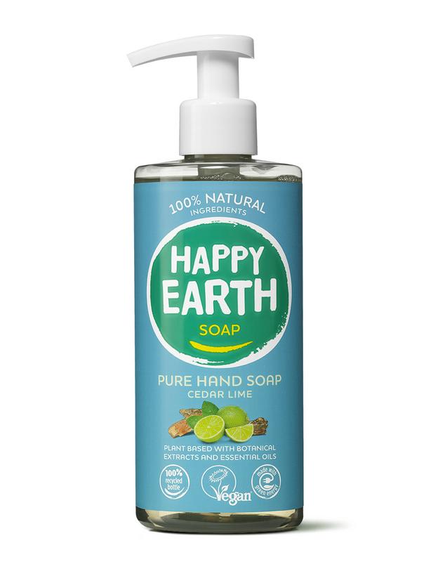 Happy Earth Pure hand soap cedar lime 300 ml