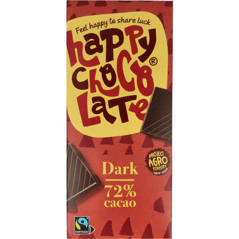 Happy Chocolate Puur 72% bio 85 gram