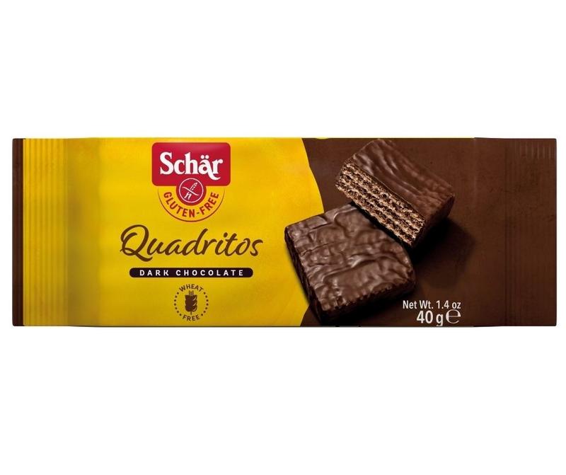Dr Schar Quadritos cacao wafel 40 gram