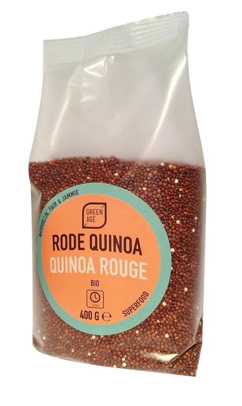 Greenage Quinoa rood bio 400 gram