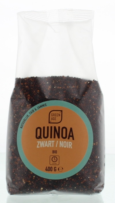 Greenage Quinoa zwart bio 400 gram