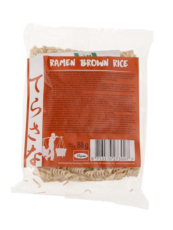 Terrasana Ramen rijst noodles 88 gram