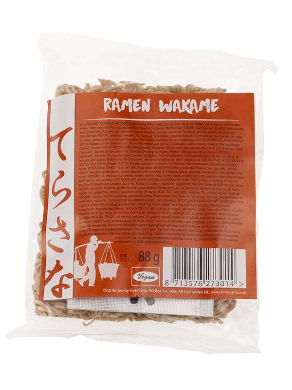 Terrasana Ramen wakame noodles 88 gram