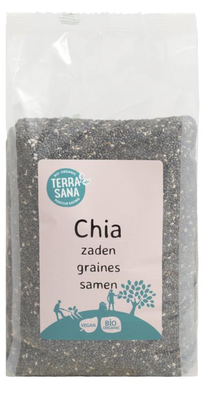 Terrasana RAW Chia zaad zwart bio  300 - 600 gram