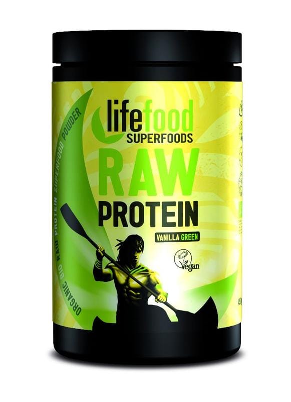 Lifefood Raw protein green vanilla bio 450 gram
