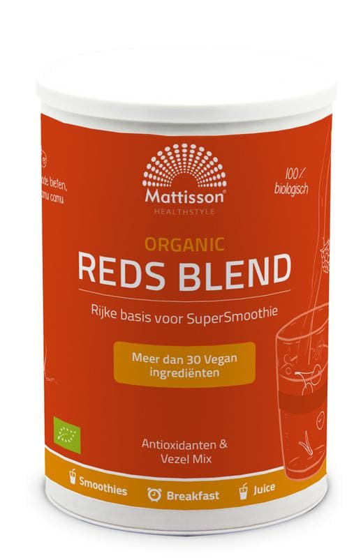 Mattisson Reds blend poeder organic 400 gram