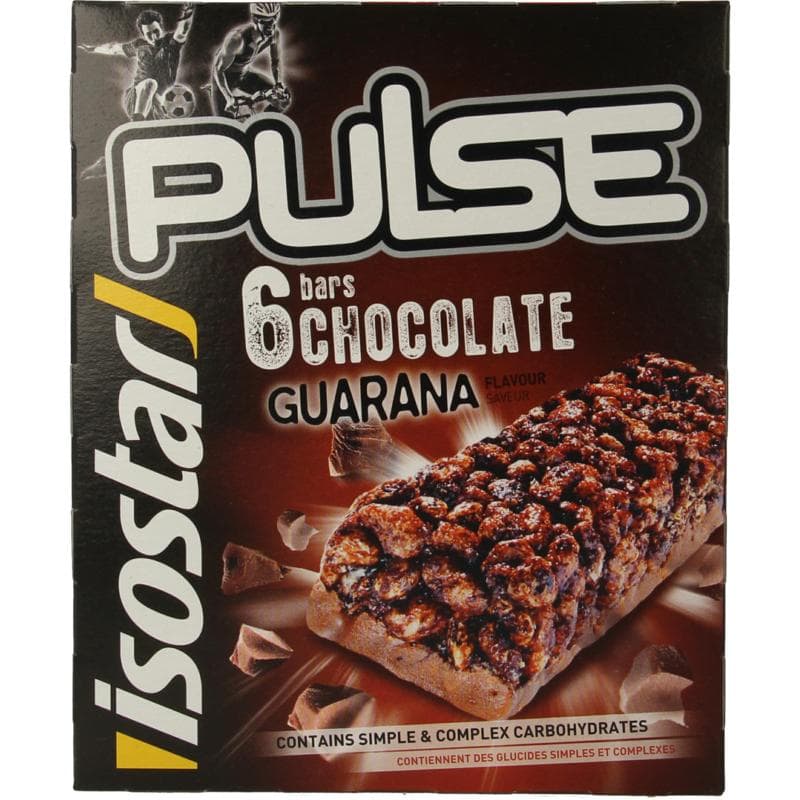 Isostar Reep pulse chocolade 6 pack 138 gram