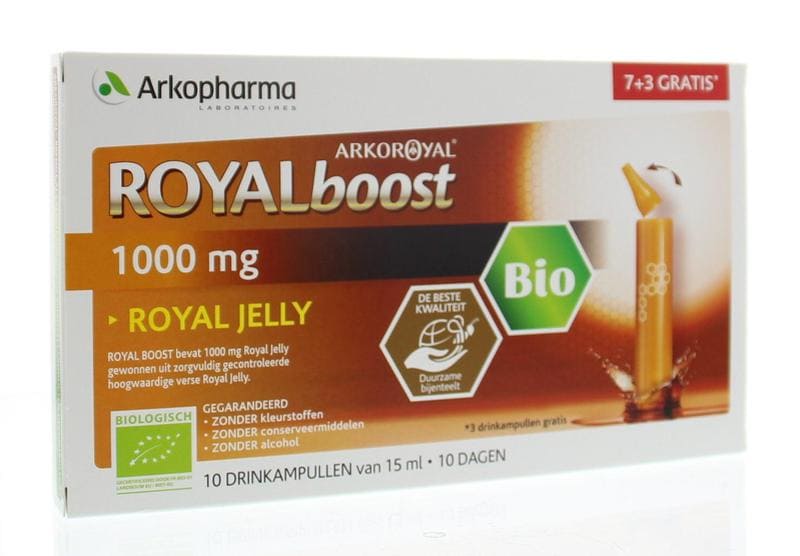 Royal Boost Royal Jelly boost (7 + 3)  per ampul bio  10amp 15 ml