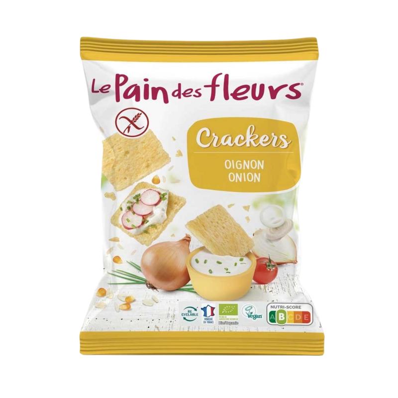 Pain Des Fleurs Salty snack uiencrackers glutenvrij bio 75 gram
