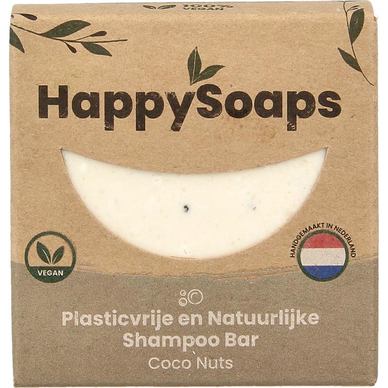 Happysoaps Shampoobar coco nuts 70 gram