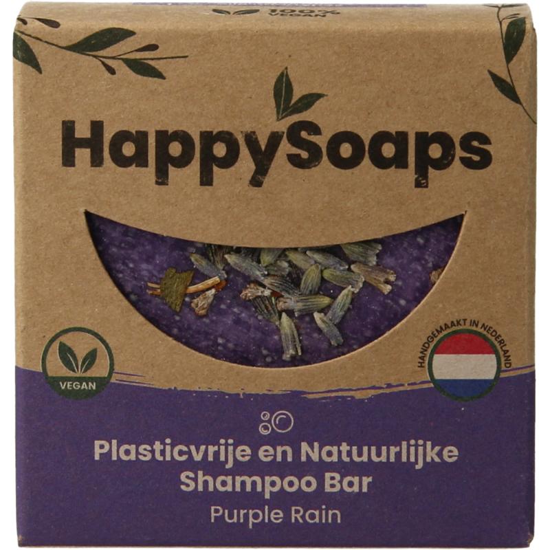 Happysoaps Shampoobar purple rain 70 gram