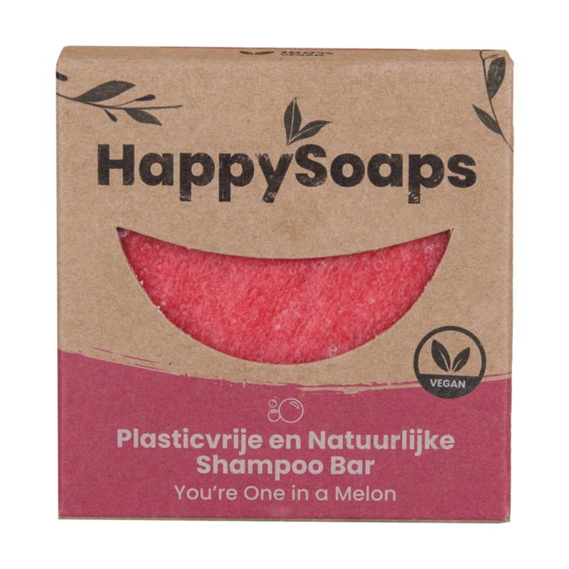 Happysoaps Shampoobar you're one in a melon 70 gram