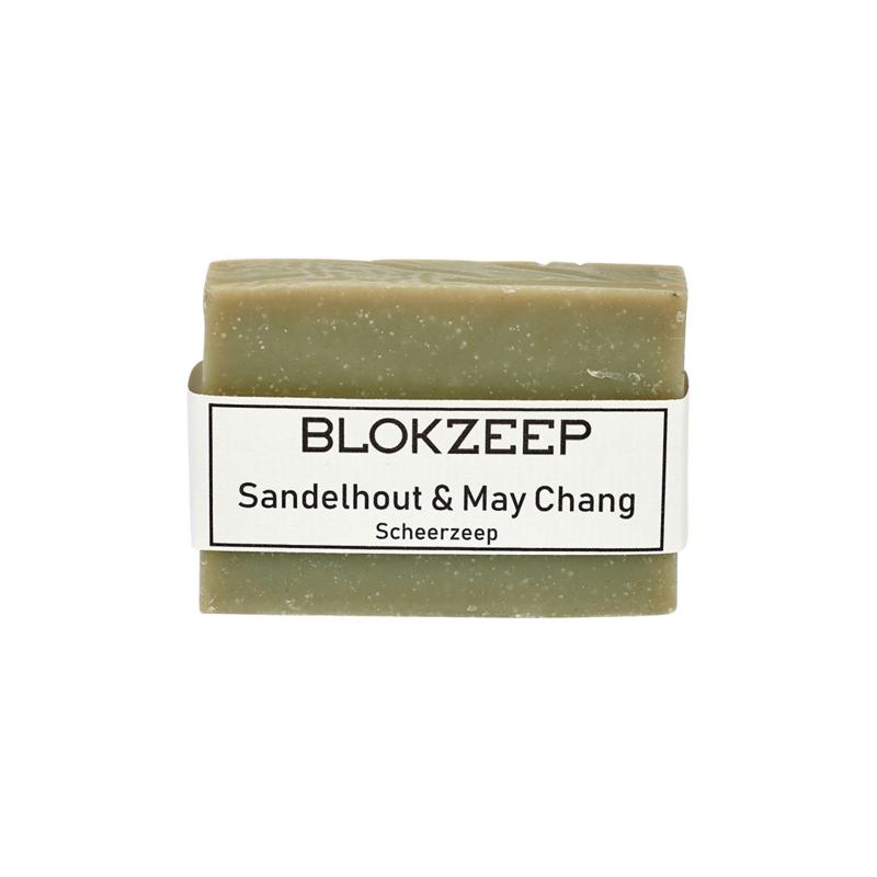 Blokzeep Shaving bar sandelhout & May Chang 100 gram