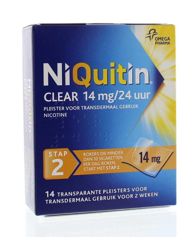 Niquitin Stap 2 14 mg  7 - 14 stuks