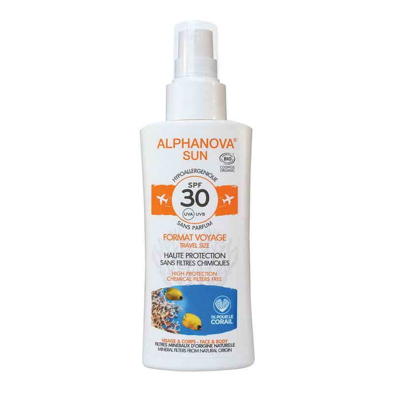 Alphanova Sun Sun spray gevoelige huid SPF30 90 gram
