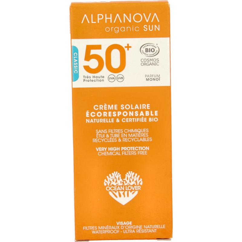 Alphanova Sun Sunscreen face SPF50+ 50 gram