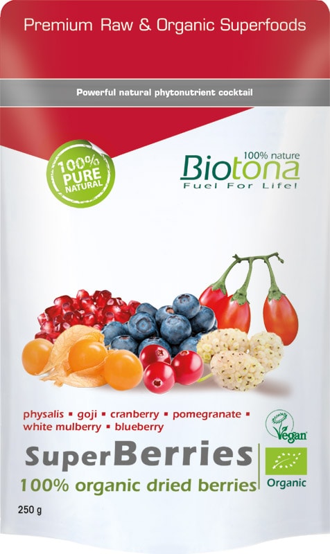 Biotona Superberries organic dried berries bio 250 gram