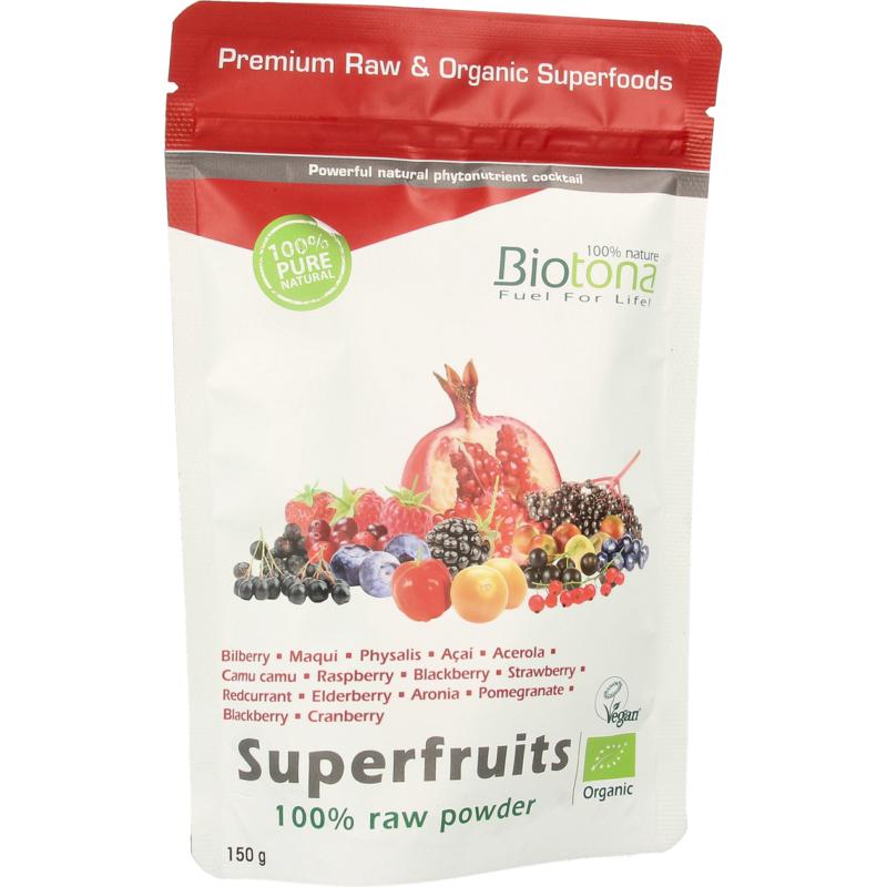 Biotona Superfruits raw powder bio 150 gram
