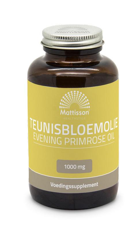 Mattisson Teunisbloemolie met vitamine E 1000mg 90 capsules