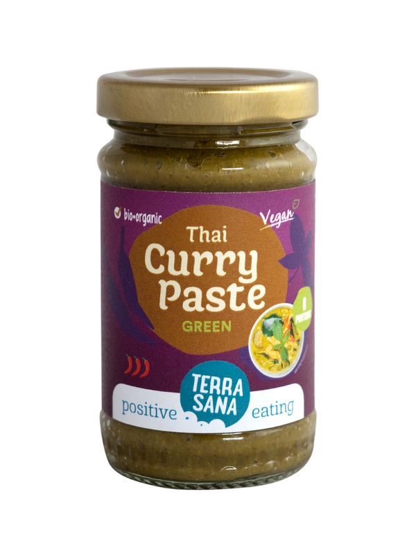 Terrasana Thaise groene currypasta bio 120 gram