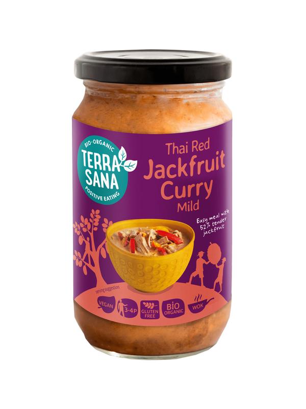 Terrasana Thaise rode curry jackfruit bio 350 gram