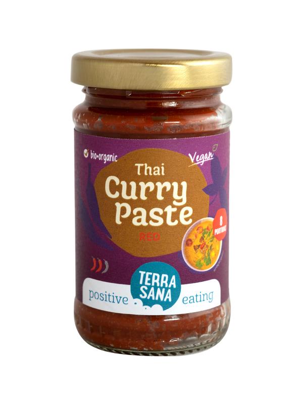 Terrasana Thaise rode currypasta bio 120 gram