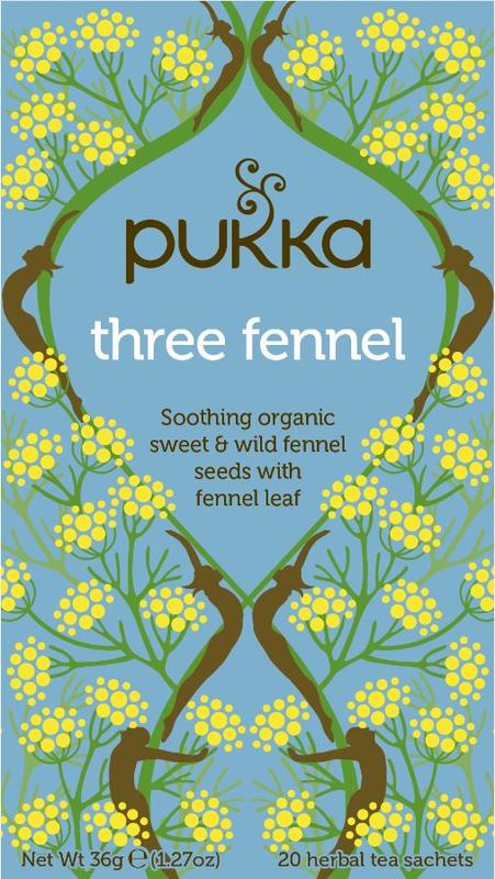Pukka Three fennel bio 20 stuks
