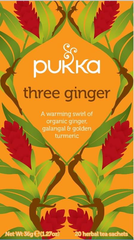 Pukka Three ginger bio 20 stuks