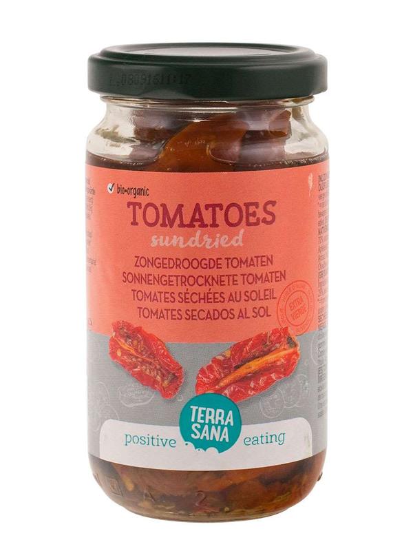 Terrasana Tomaten zongedroogd in olijfolie bio 180 gram