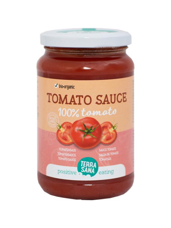 Terrasana Tomatensaus 100% tomaat bio 340 gram