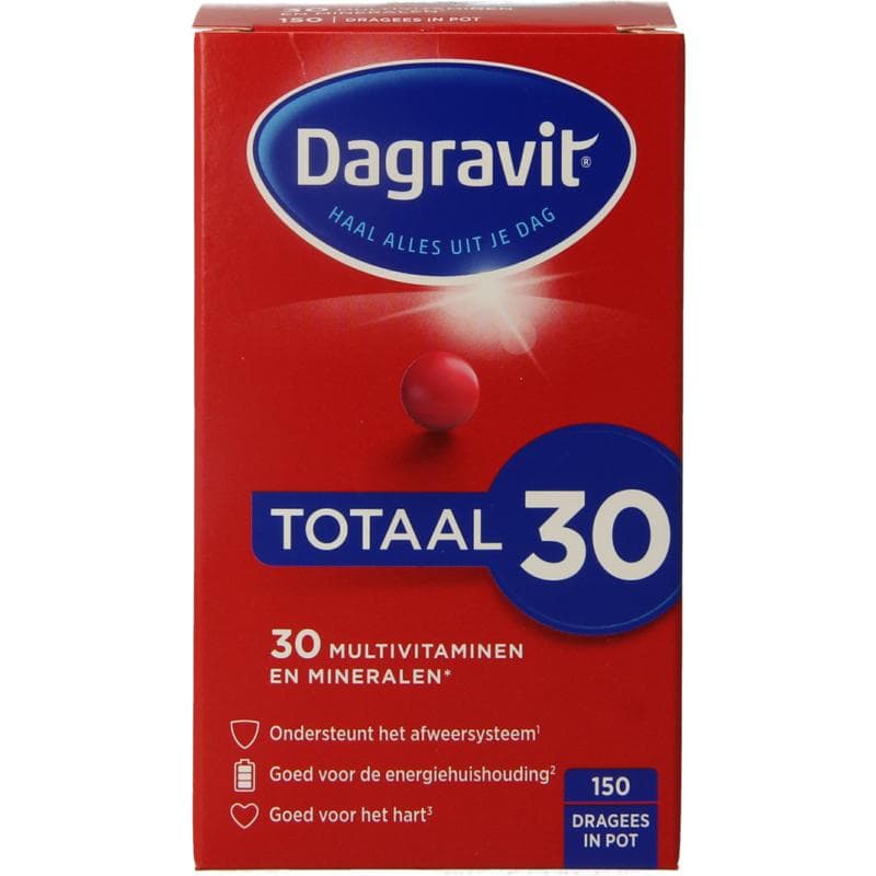 Dagravit Totaal 30 dispenser navul 150 dragees