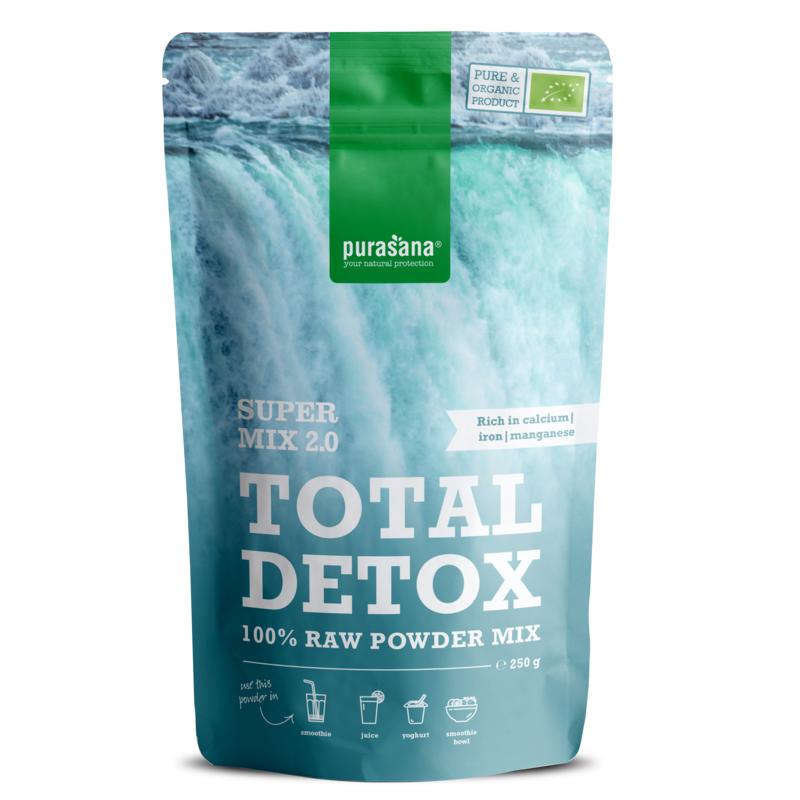 Purasana Total detox mix 2.0 vegan bio 250 gram