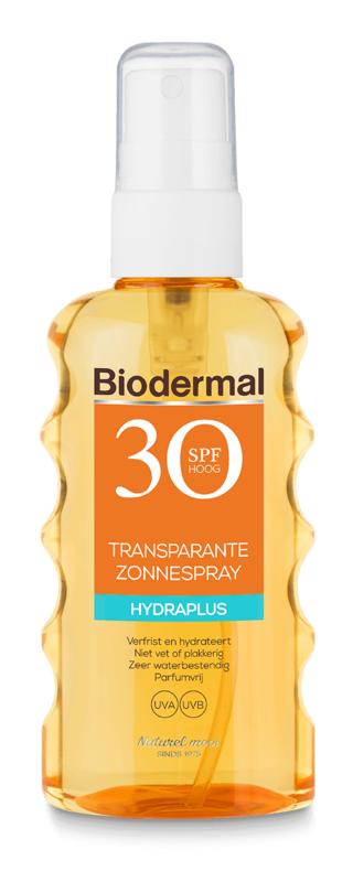 Biodermal Transparantspray hydraplus SPF30 175 ml