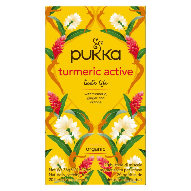 Pukka Tumeric active tea bio 20 stuks