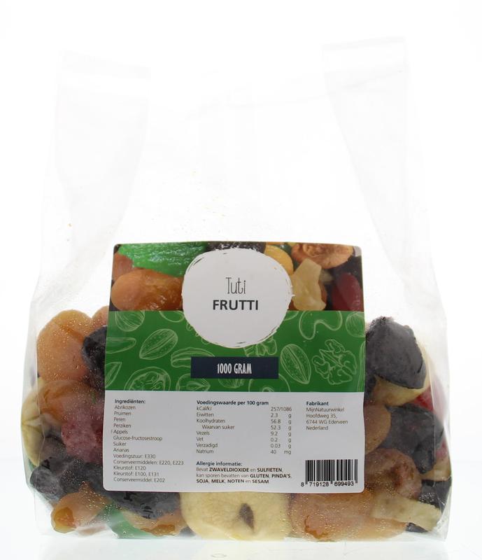 Mijnnatuurwinkel Tutti frutti  450 - 1000 gram