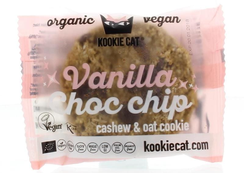 Kookie Cat Vanilla chocolate chip bio 50 gram
