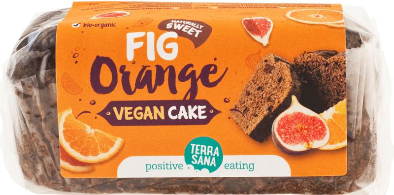 Terrasana Vegan cake vijg & sinaasappel bio 350 gram
