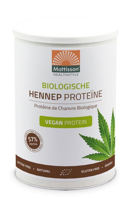 Mattisson Vegan hennep proteine 50% bio 400 gram