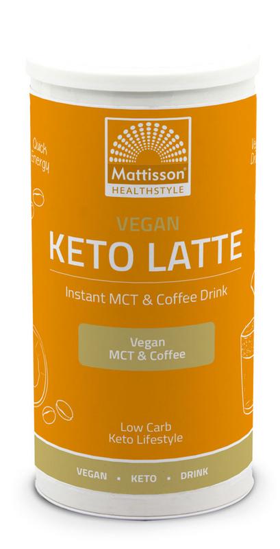 Mattisson Vegan keto latte instant MCT & coffee drink 200 gram