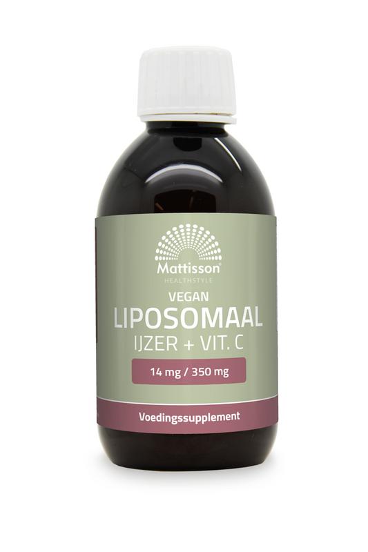 Mattisson Vegan Liposomaal ijzer met vitamine C 250 ml
