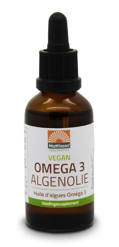 Mattisson Vegan omega 3 algenolie druppels 30 ml