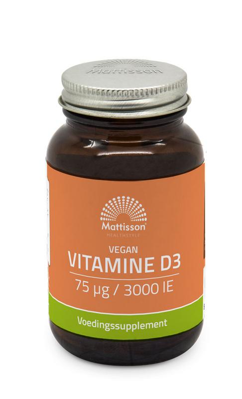 Mattisson Vegan vitamine D3 75mcg 60 capsules