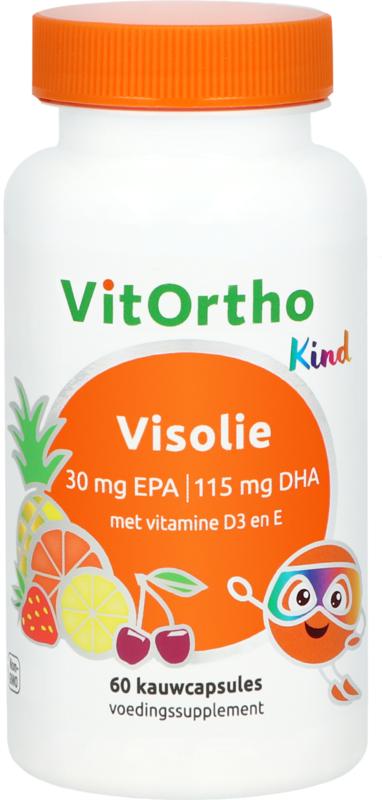 Vitortho Visolie 30mg EPA DHA kind 60 capsules