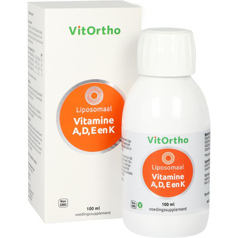 Vitortho Vitamine A D E en K liposomaal 100 ml
