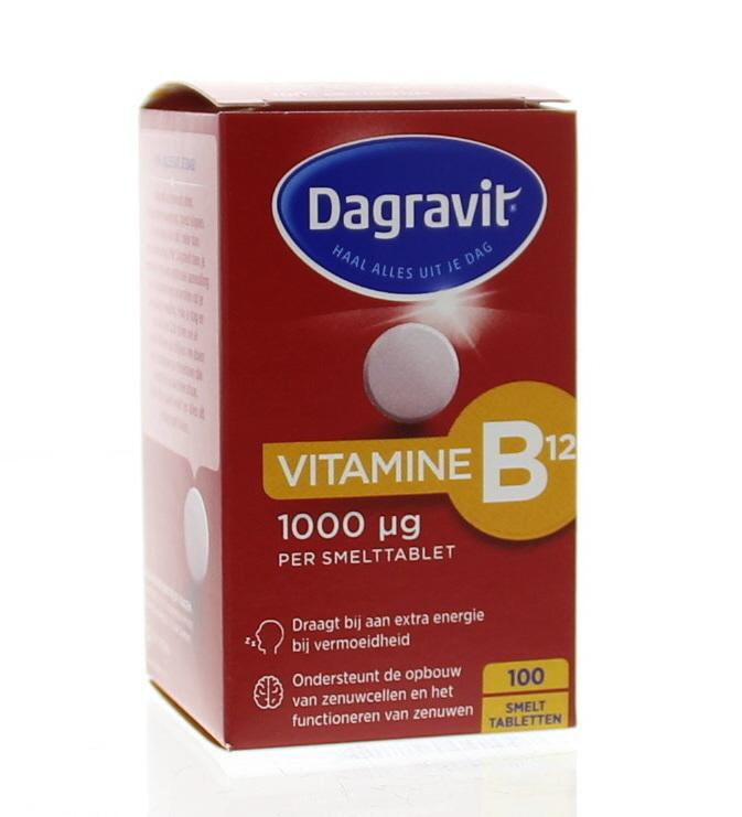 Dagravit Vitamine B12 1000mcg smelt 100 tabletten